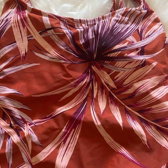 Kona Sol One Piece Orange Twist Back Cut Out Swimsuit Size Large - Picture 11 of 14